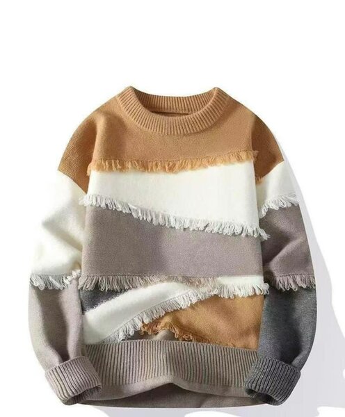 Pulls tendance en tricot coloré