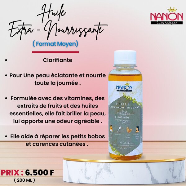 HUILE EXTRA NOURRISSANTE ( Moyen format )