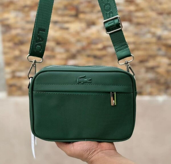 Sac bandoulière vert chic