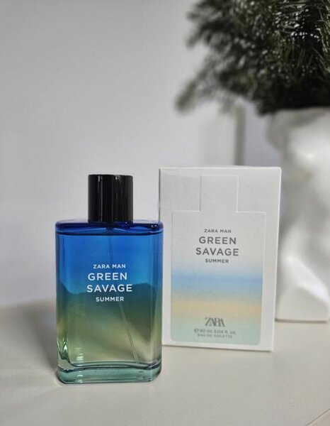 Zara Man Green Savage Summer Eau De Toilette 90 Ml