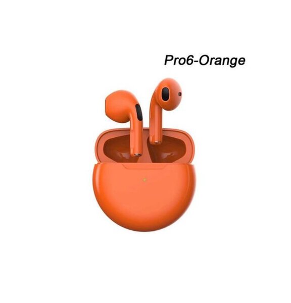 Écouteurs Bluetooth Pro6-Orange