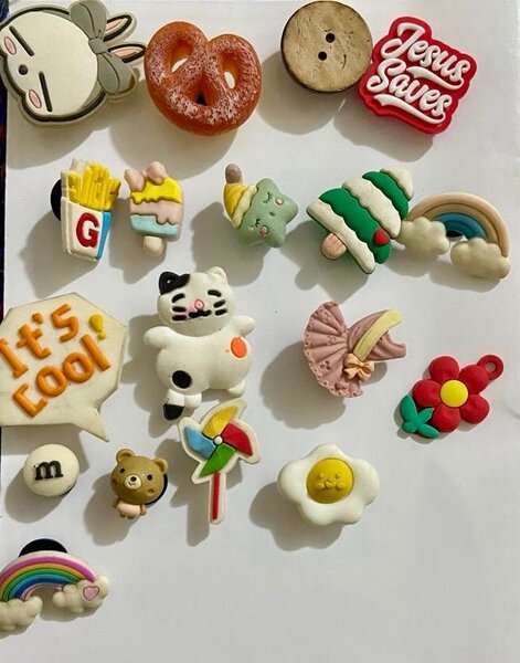 Lot de boutons en résine décoratifs