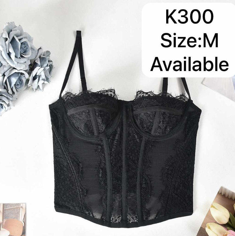 black lace top
