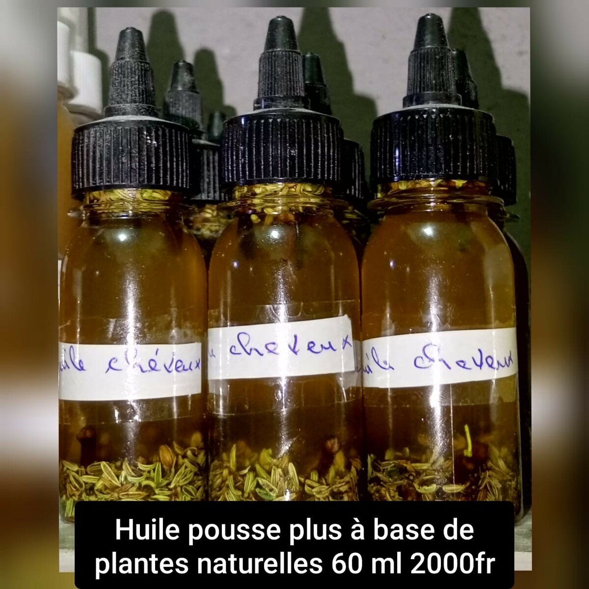 Huile Capillaire Naturelle 60ml