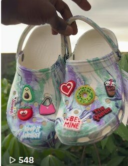Marble Crocs