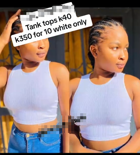 Short women's top