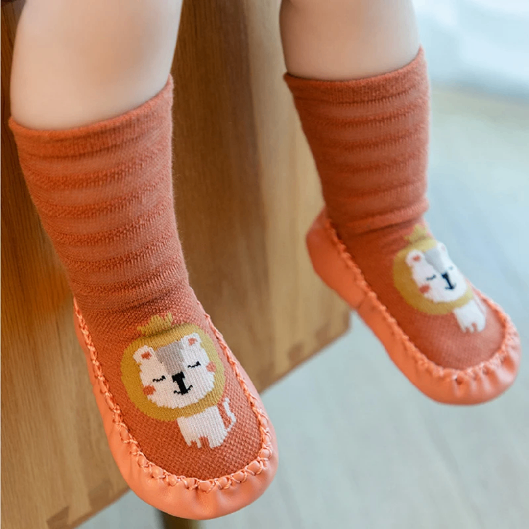 Chaussons Bébé Antidérapants Animaux