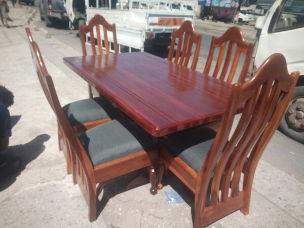 Brown dining table
