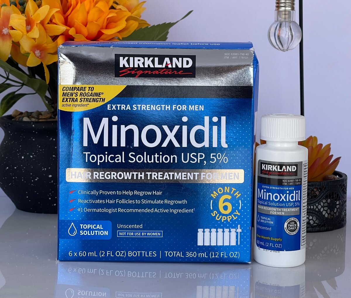 ORIGINAL KIRKLAND MINOXIDIL - ONE BOTTLE [ MADE IN ISREAL ]
