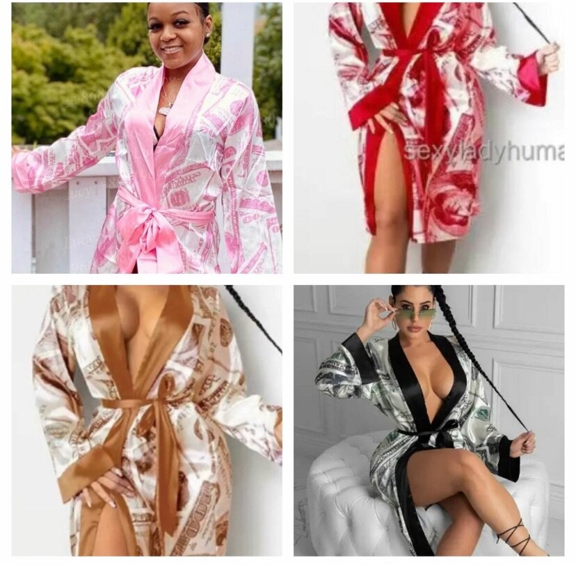 Peignoir en soie disponible