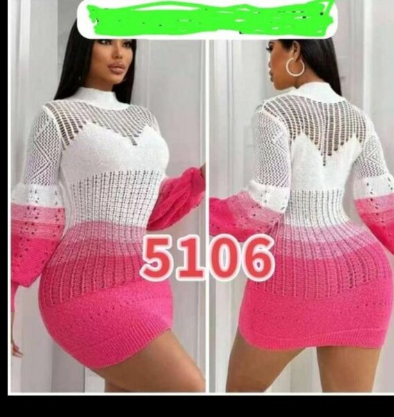 Robe Pull Tricotée Femme