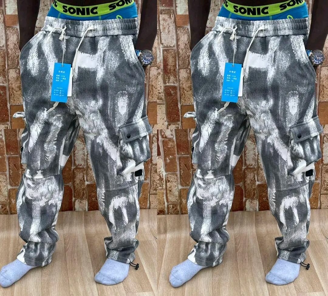 Pantalons Cargo Multicolores Homme