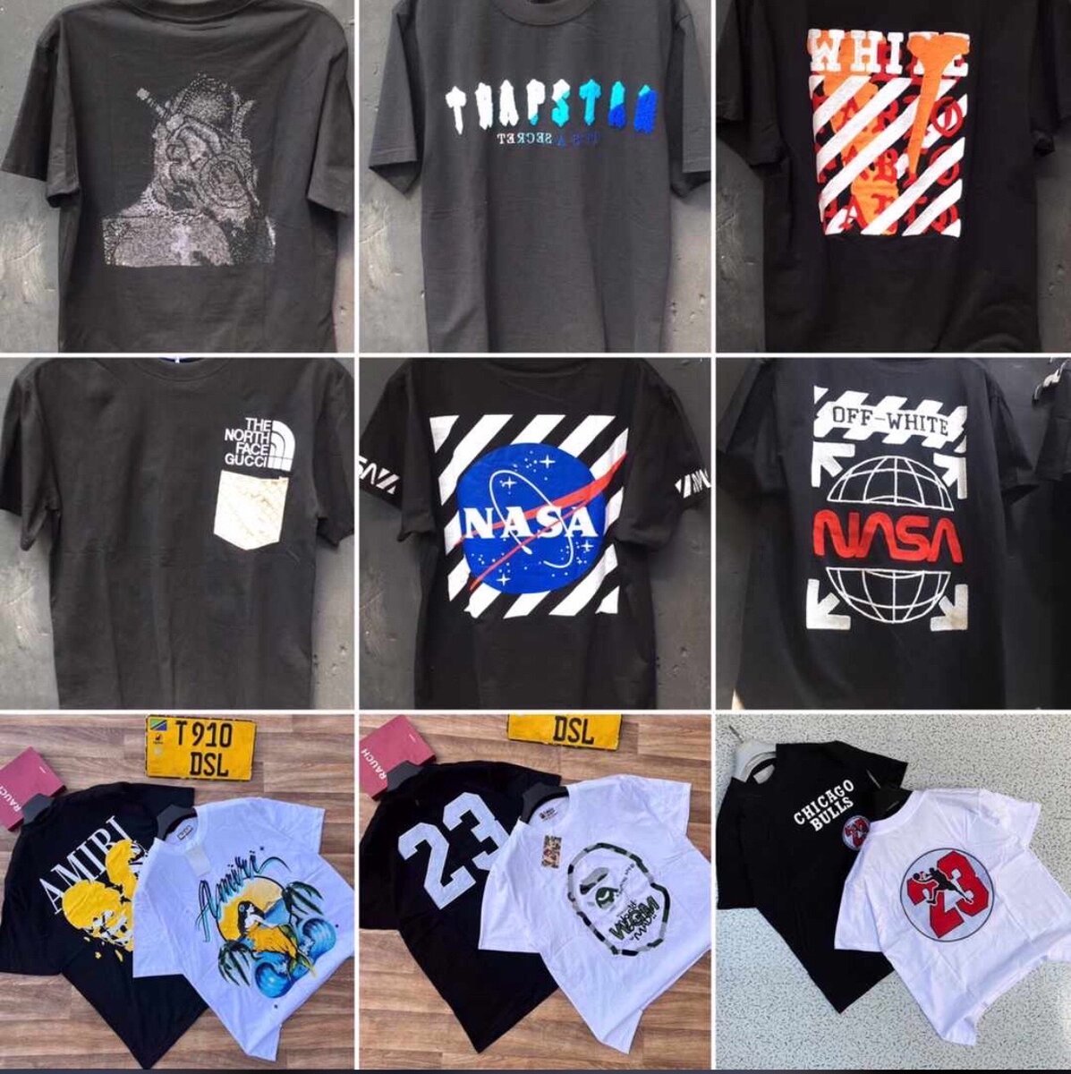 T shirts