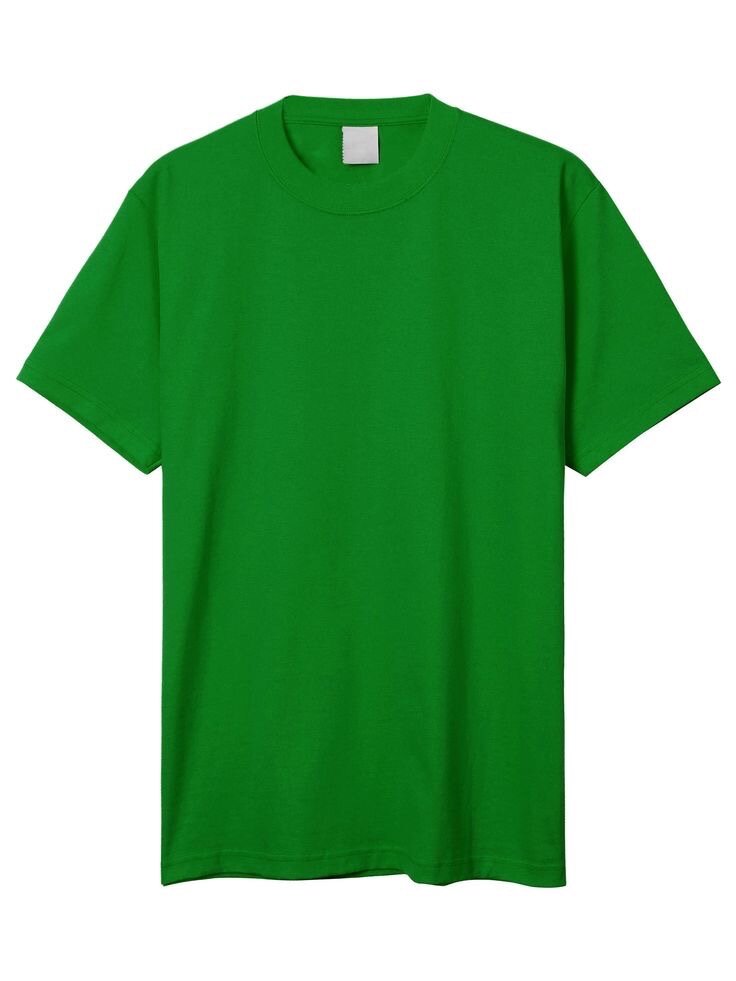 Heavy cotton t shirt green