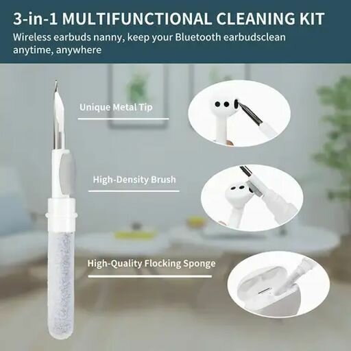 Earpiece and arirpod cleaner