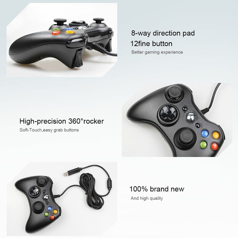 Microsoft Xbox 360 Wired Controller for PC