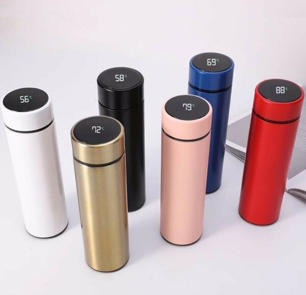 Thermometer vacuum flask