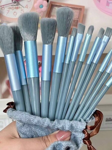 Set de Pinceaux de Maquillage 13 Pièces