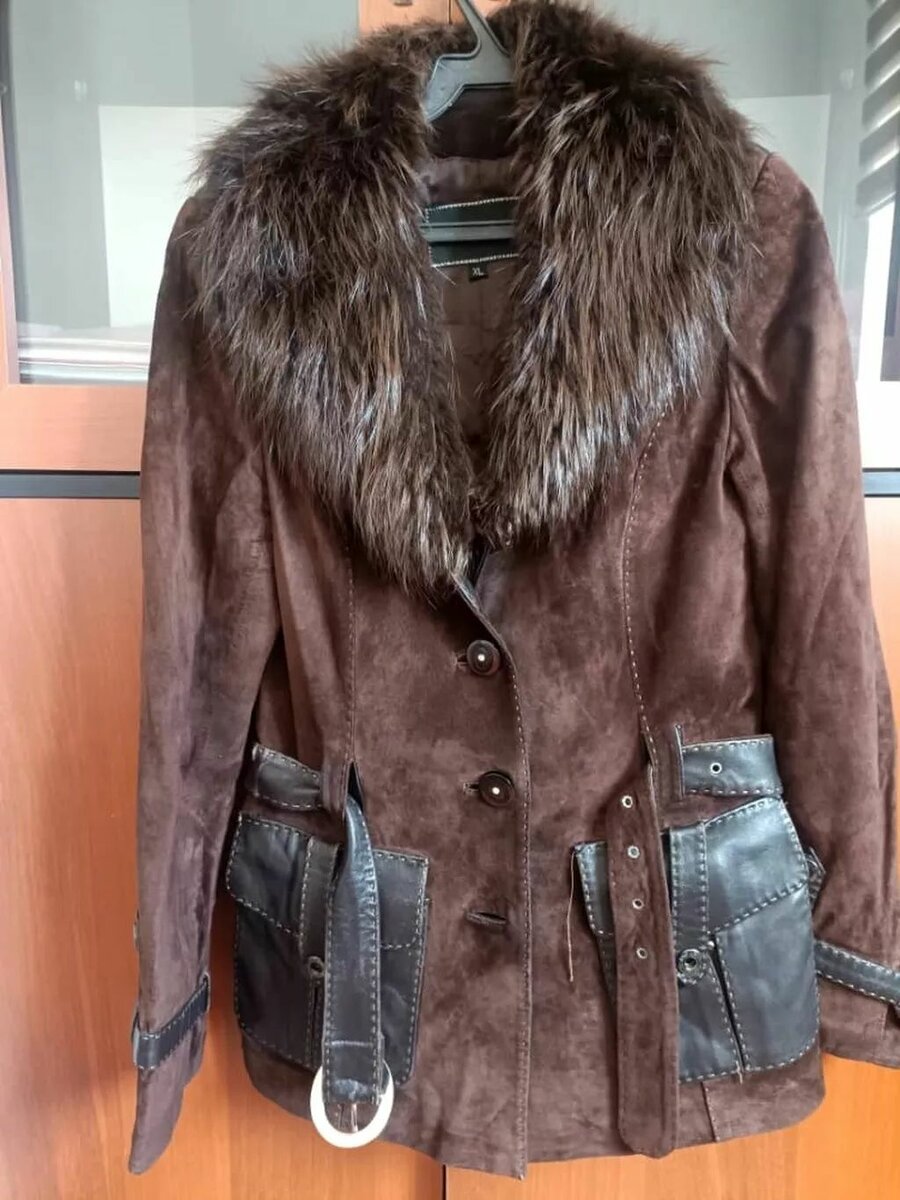 Куртка из натуральной замшы