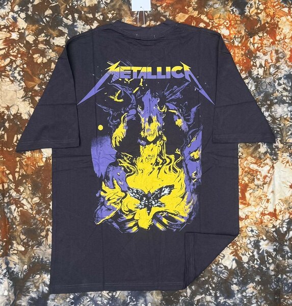 T-shirt rock imprimé