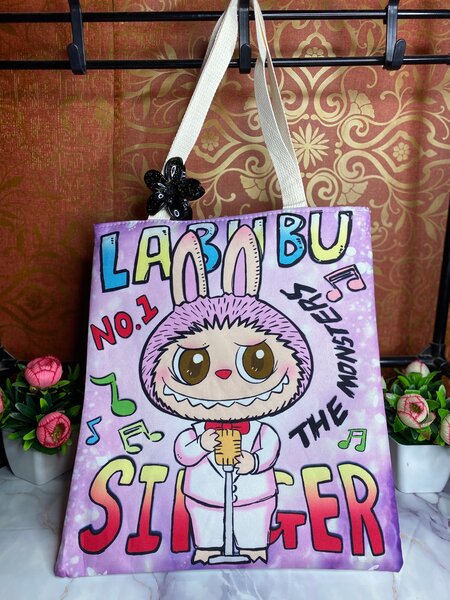 Tote bag labubu