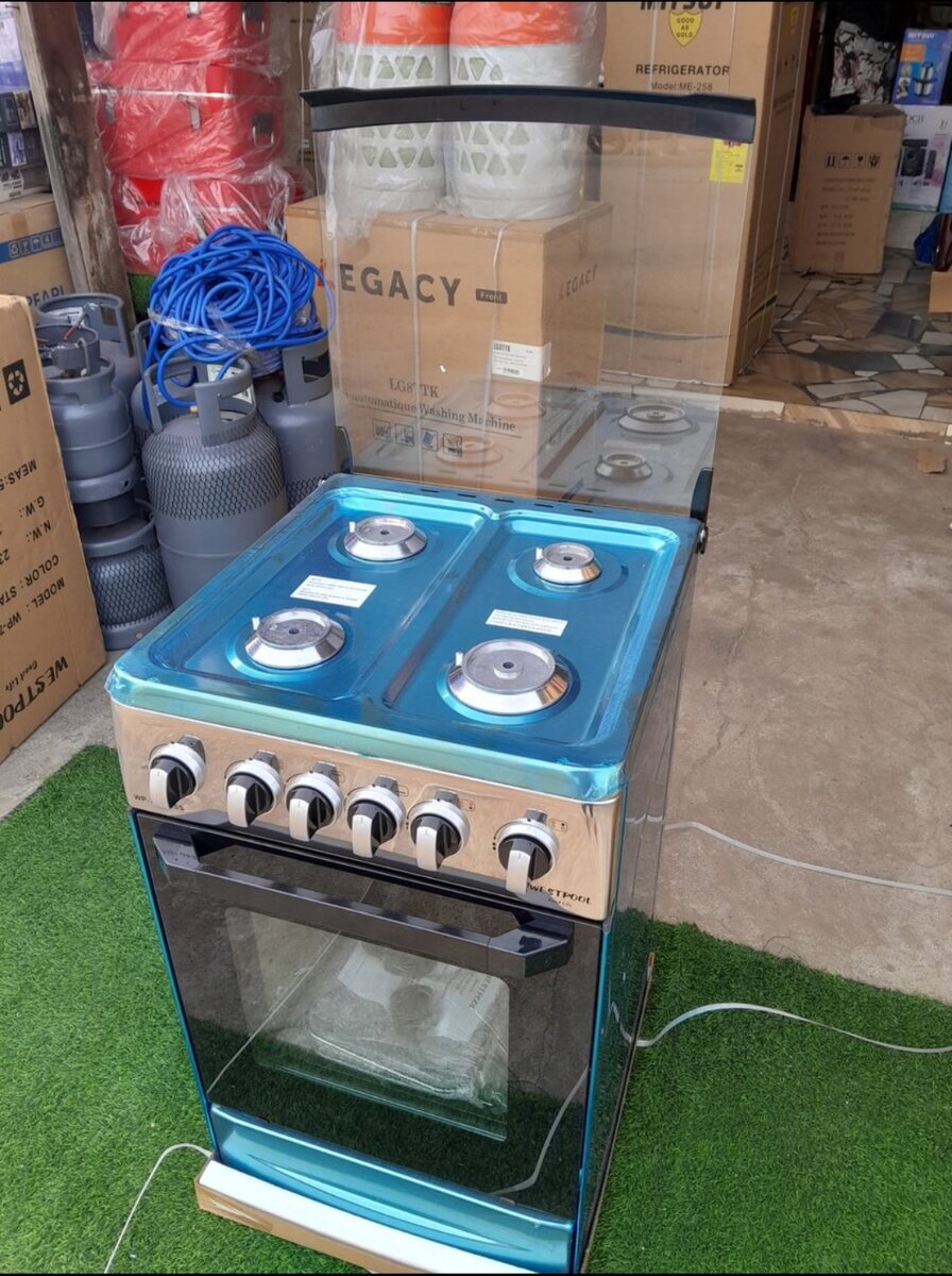 Blue flame Gas Burner with oven and Grill