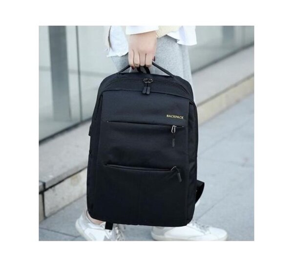 3 In 1 Multi Functional Backpack With USB Slot - Black