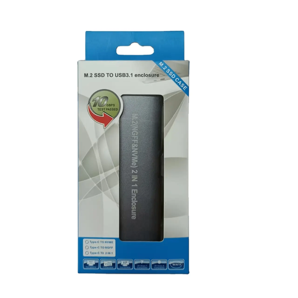 Boîtier Disque Dur M.2 USB 3.1