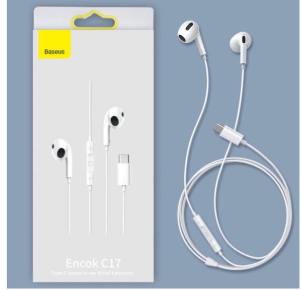 Écouteurs filaires intra-auriculaires Baseus encok c17 avec