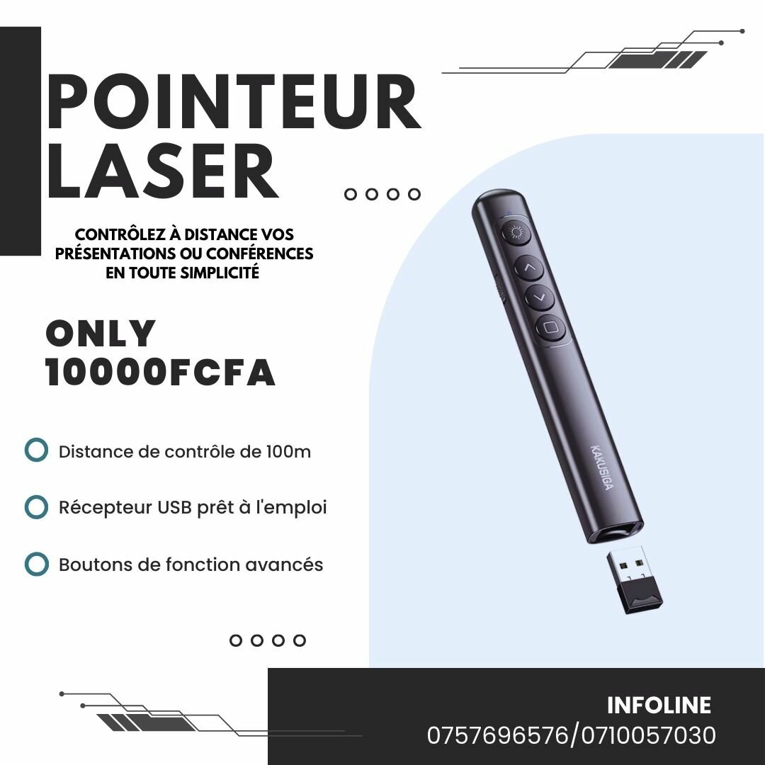 Pointeur laser de presentation
