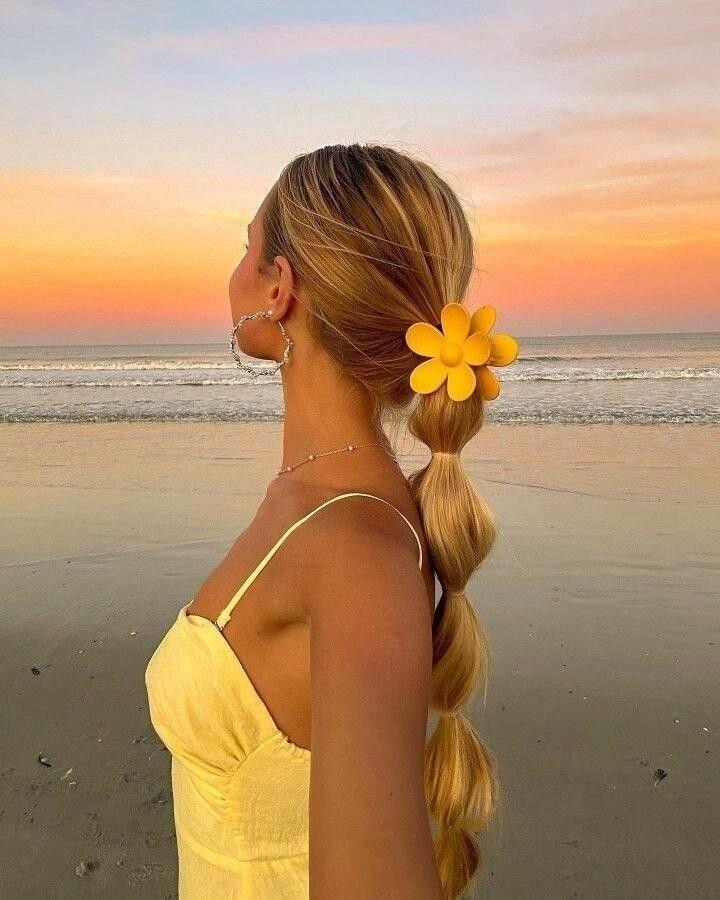 Flower Claw Clips