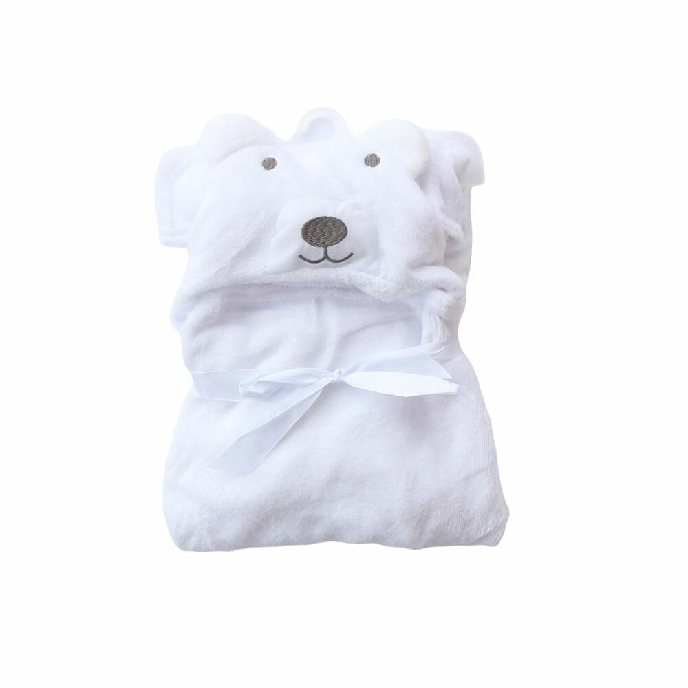 Couverture a capuche en velour