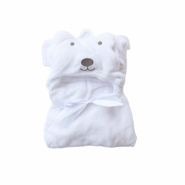 Couverture a capuche en velour