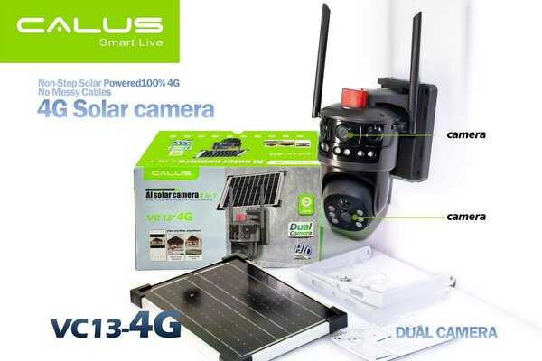 Caméra de sécurité 4G solaire