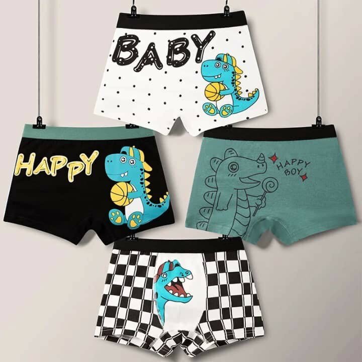 6 Boxers pour petits garçons