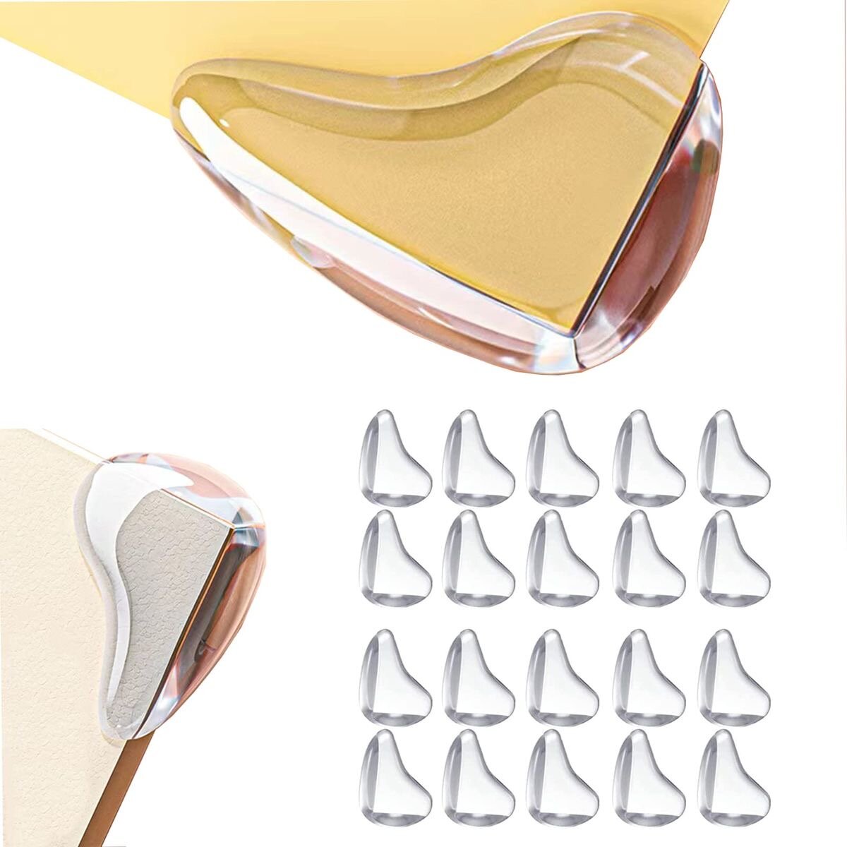10Protège-C coins transparents