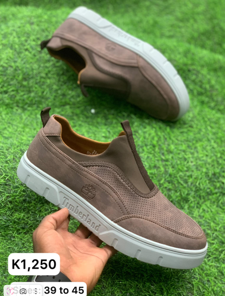 beige moccasins