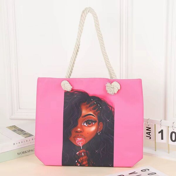 Sac fourre-tout imprimé chic