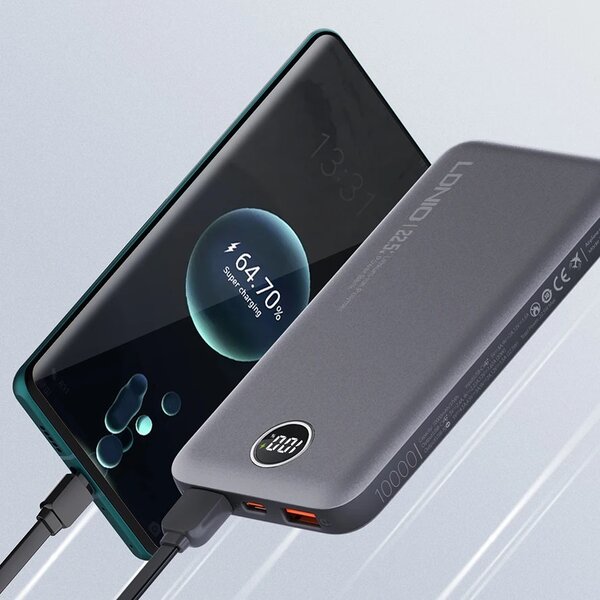 LDNIO PQ10 LED Display PD Power Bank 10000mAh,22.5W Fast