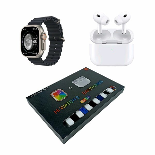 i30 Pro Max Suit with Smart Watches and Wireless Earphones