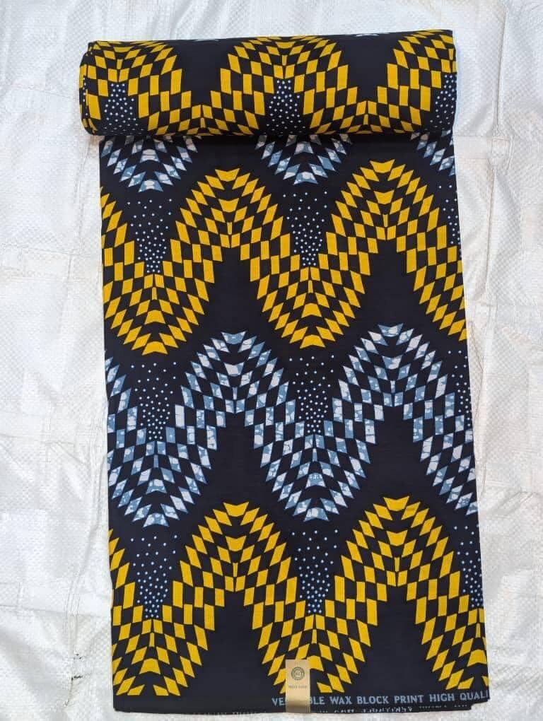 Tissu jaune gris
