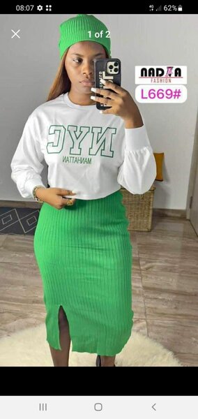 Skirt and top