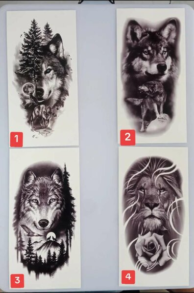 Grande carte tattoo