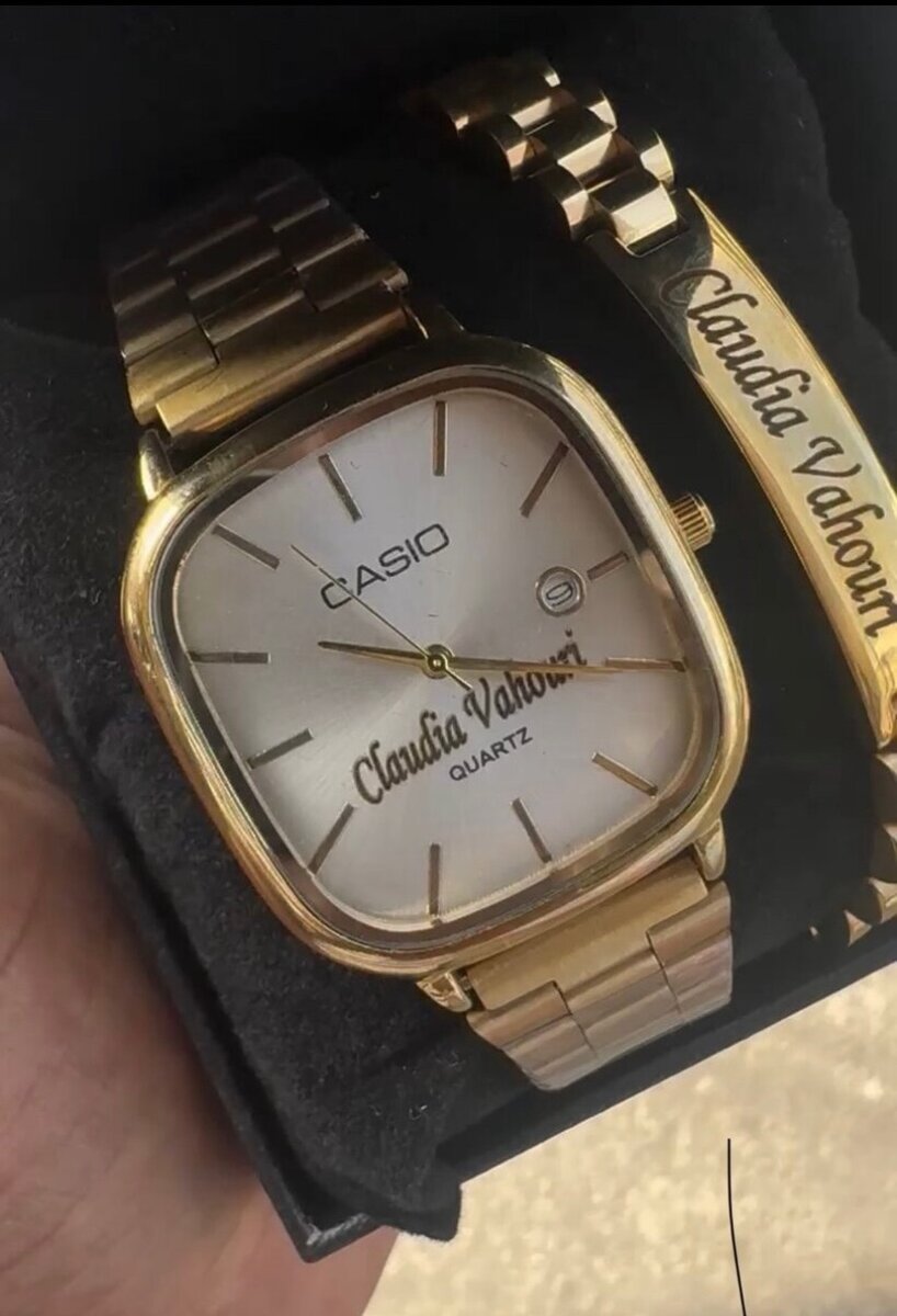 Montre et bracelet personnalisée