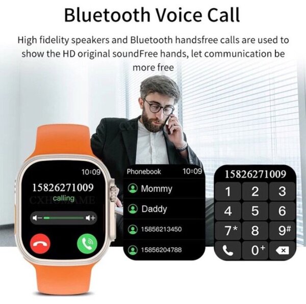 T800 Ultra Smart Watch orange