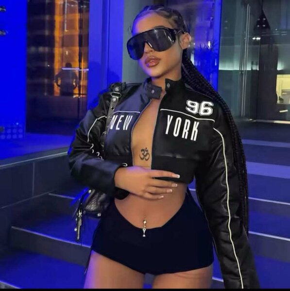 Veste Cuir Femme Style Motard