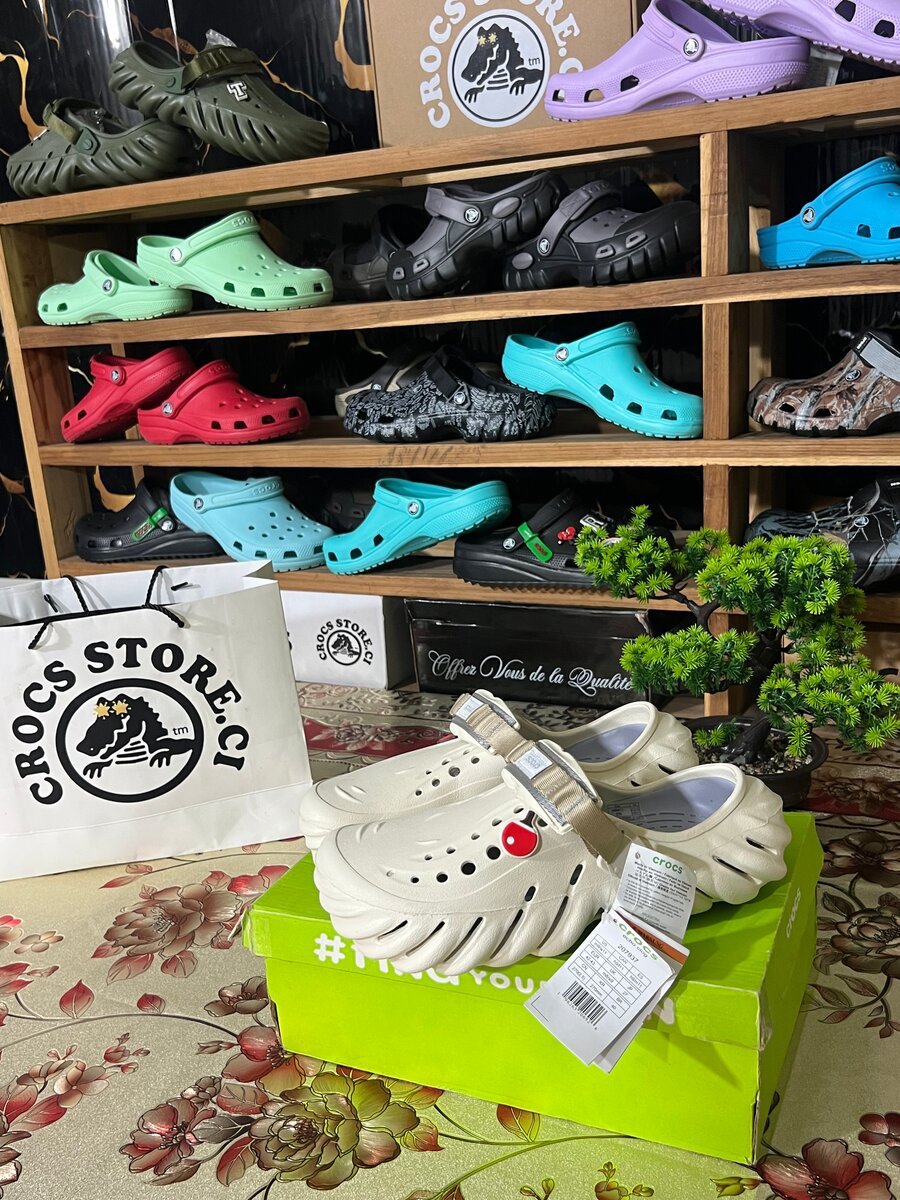 CROCS ECHO CLOG BLANC