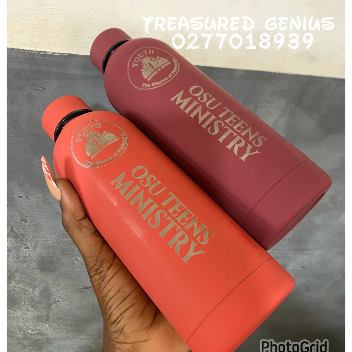 Coated vaccum flask