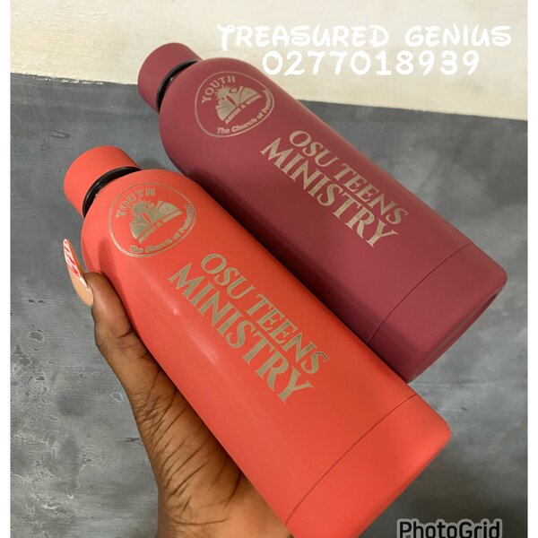 Coated vaccum flask