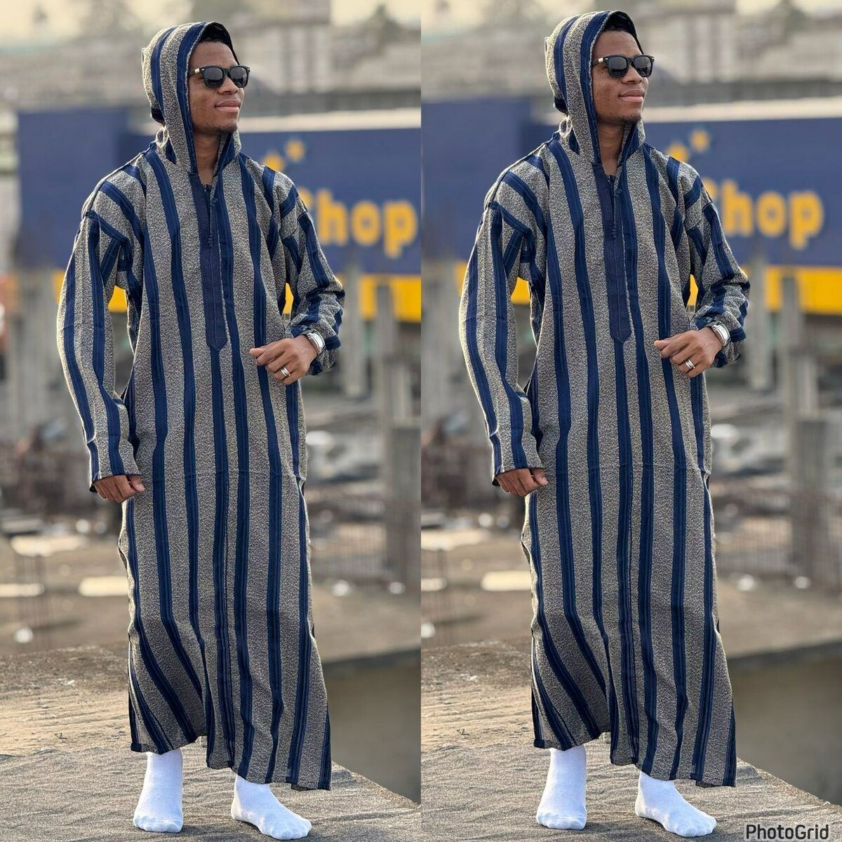 Boubou avec capuche